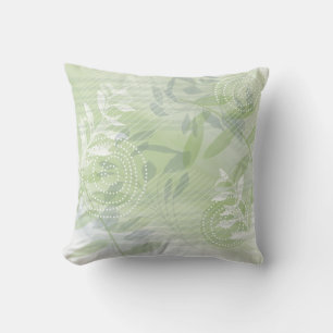 Trendy Moderne Abstracte Bloemige botanische Kussen