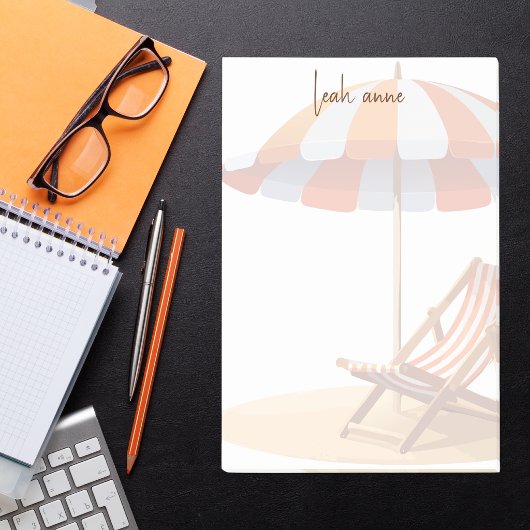 Trendy Moderne Aquarel Strand Zomer Kust Post-it® Notes