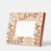 Trendy moderne bloemen daisy patroon gegraveerde lijstjes (Links)