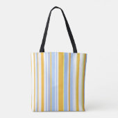 Trendy Moderne Boho Chic Strepen Tote Bag (Achterkant)