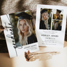 Trendy Moderne Casual Foto Afstuderen