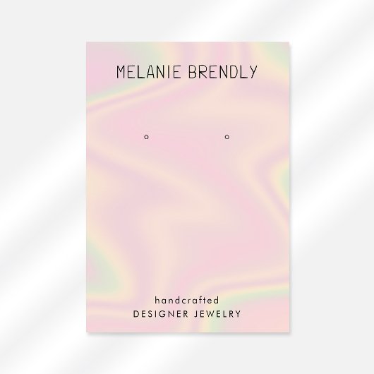 Trendy Moderne Chique Sieraden Oorbel Display Visitekaartje