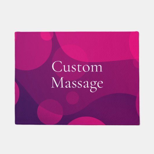 Trendy Moderne Eenvoudige Aangepaste Massage Deurmat (Voorkant)