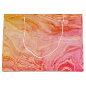 Trendy Moderne Elegante Chic Marmer Groot Cadeauzakje (Voorkant)