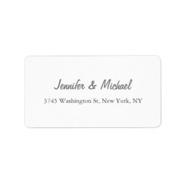 Trendy moderne elegante eenvoudige minimalistische etiket