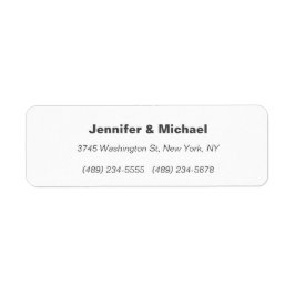 Trendy moderne elegante eenvoudige minimalistische etiket