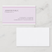 Trendy Moderne Elegante Kleur Schone Duidelijke Lu Visitekaartje (Voorkant / Achterkant)