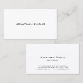 Trendy Moderne, elegante vormgeving Visitekaartje (Voorkant / Achterkant)