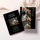 Trendy Moderne Fotocabine Trouwen Kaart