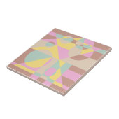 Trendy moderne geometrische pasta verwisselbare kl tegeltje (Zijkant)