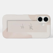 Trendy moderne gepersonaliseerde telefoonhoesje Case-Mate iPhone case (Achterkant (horizontaal))