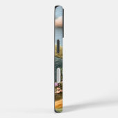 Trendy Moderne Gevoelde Bloemrijke Gepersonaliseer Case-Mate iPhone Case (Achterkant / Rechts)