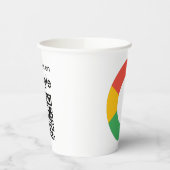 Trendy Moderne Google Review QR Code Papieren Beke Bekers (Links)