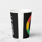 Trendy Moderne Google Review QR Code Papieren Bekers (Links)