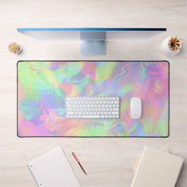 Trendy Moderne Holografische Esthetische Patroon Bureaumat