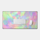 Trendy Moderne Holografische Esthetische Patroon Bureaumat (Keyboard & Muis)