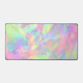 Trendy Moderne Holografische Esthetische Patroon Bureaumat (Voorkant)