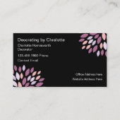 Trendy Moderne Huis Decoreren Visitekaartje (Voorkant)