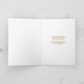 Trendy moderne kerstboom groen feestdagen kaart (Binnen)