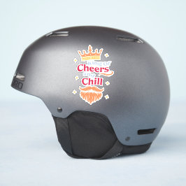 Trendy Moderne Kleurrijke Grappige Koning Citaat T Sticker