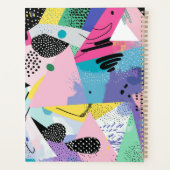 Trendy moderne koele geometrische planner (Achterkant)