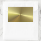 Trendy Moderne Metallic Look Nepgoud Blank Rechthoekige Sticker (Tas)
