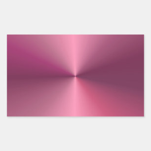 Trendy Moderne Metallic Uitstraling Elegante Roze Rechthoekige Sticker