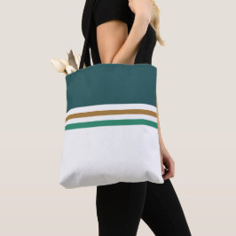 TrendY moderne minimalistische gestreepte strepen Tote Bag