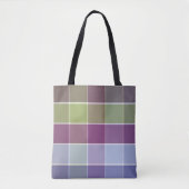 Trendy moderne minimalistische pleinen tote bag (Voorkant)