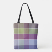 Trendy moderne minimalistische pleinen tote bag (Achterkant)