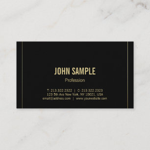 Trendy moderne minimalistische professionele pure  visitekaartje