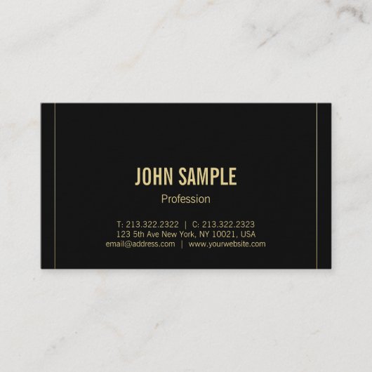 Trendy moderne minimalistische professionele pure  visitekaartje (Voorkant)