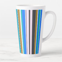 Trendy Moderne Nieuwe Strepen Latte Mok