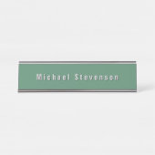 Trendy moderne professional bureau naambordje (Voorkant)