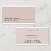 Trendy Moderne professionele ontwerpkool is aantre Visitekaartje (Voorkant / Achterkant)