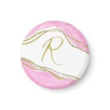 Trendy Moderne Roze en Gouden Glitter Effecten