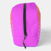 Trendy Moderne Roze Gradiënt Zeemeermin Schaal Mon Toilettasje (Rechts)