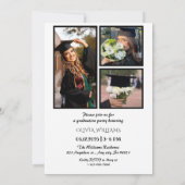 Trendy Moderne Script Afstudeerfoto Kaart (Achterkant)