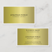 Trendy Moderne Stijlvolle Glamoureuze Duidelijke L Visitekaartje (Voorkant / Achterkant)