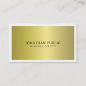 Trendy Moderne Stijlvolle Glamoureuze Duidelijke L Visitekaartje (Voorkant)