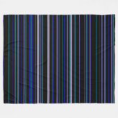 Trendy Moderne Strepen Fleece Deken (Voorkant (Horizontaal))