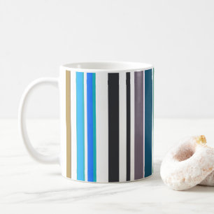 Trendy Moderne Strepen Koffiemok
