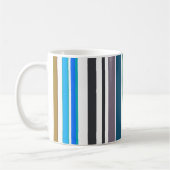 Trendy Moderne Strepen Koffiemok (Links)
