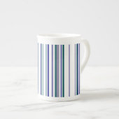 Trendy moderne strepen porselein kop (Voorkant rechts)