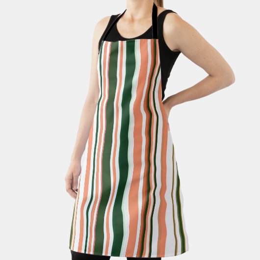 Trendy moderne strepen schort (Insitu)