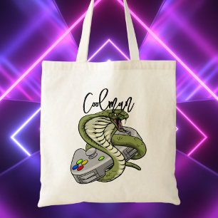Trendy Moderne Tienerjongen Videogames Gamer Tote Bag