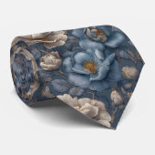 Trendy Moederdag Tuinrozen Bloem Stropdas (Opgerold)