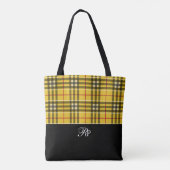 Trendy Monogram Clan MacLeod Plaid Tote Bag (Achterkant)
