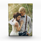 Trendy Monogram Fotoblokken (Voorkant)