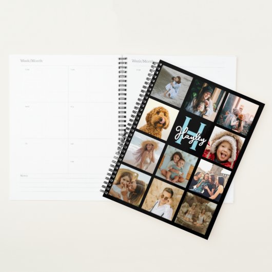 Trendy Monogram Fotocollage Planner (Display)